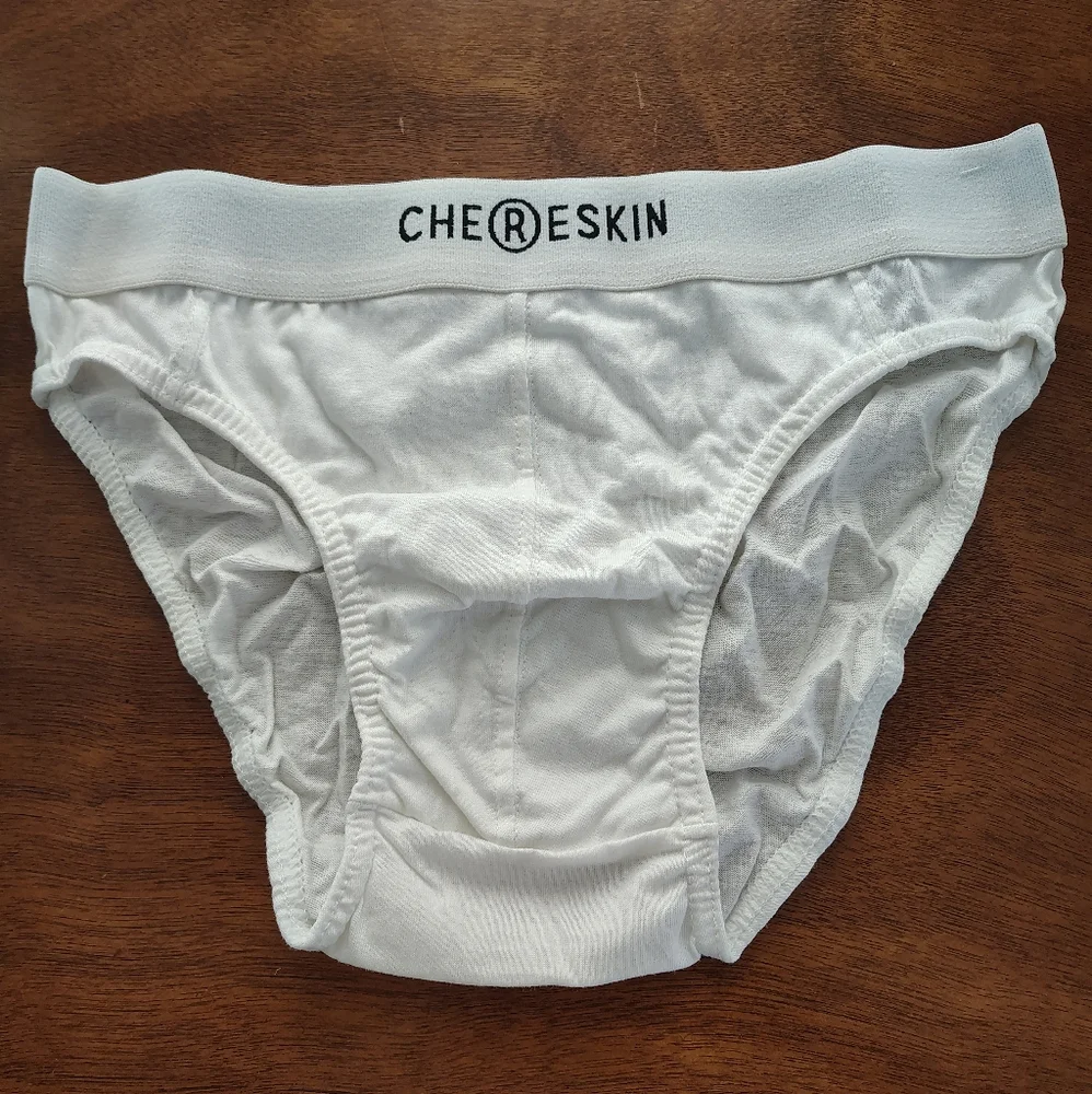 Vintage Chereskin Men's 3 Pack Low Rise Briefs (S, White) - Picture 2 of 5